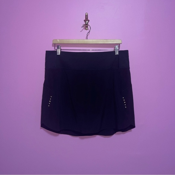 Athleta Skort Women’s Size XL Black High-Rise Run With It Running - Picture 2 of 13